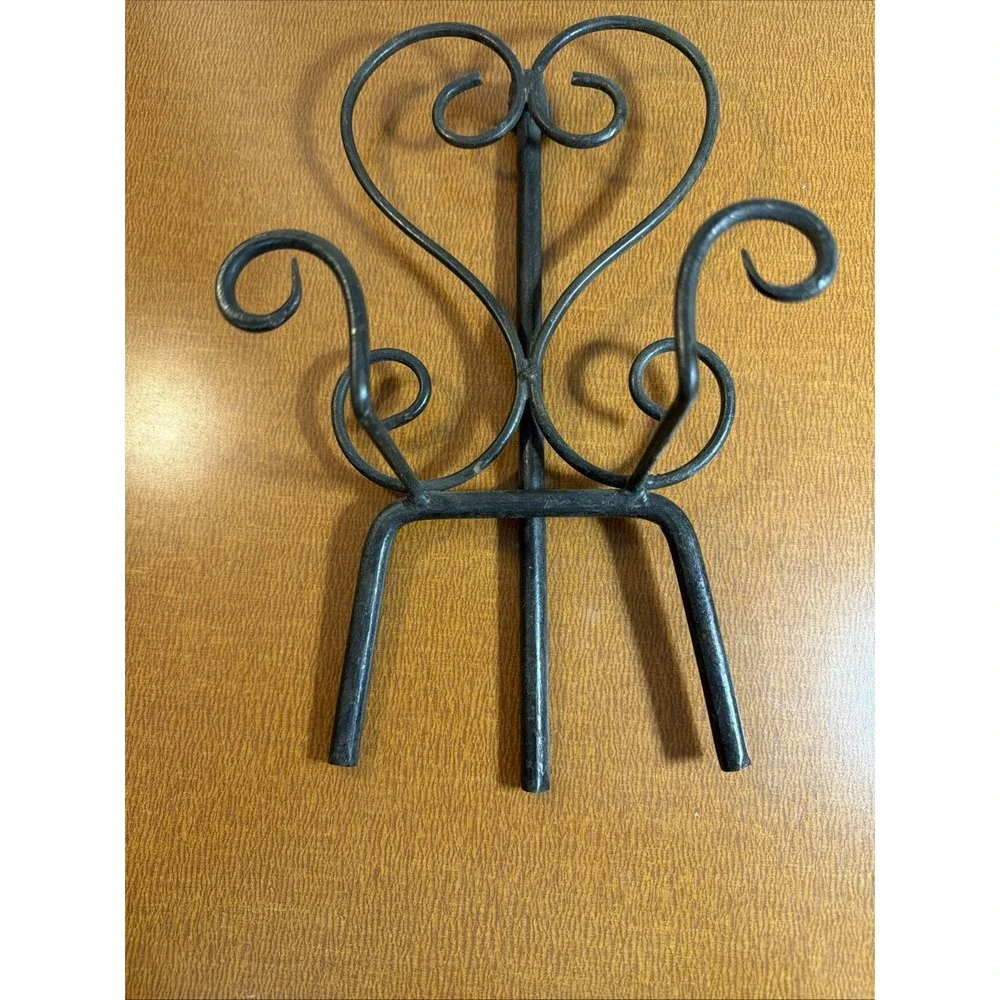 Cookbook Stand Cast Iron, Decorative Metal Cookbook Recipe Book Holder Black 11